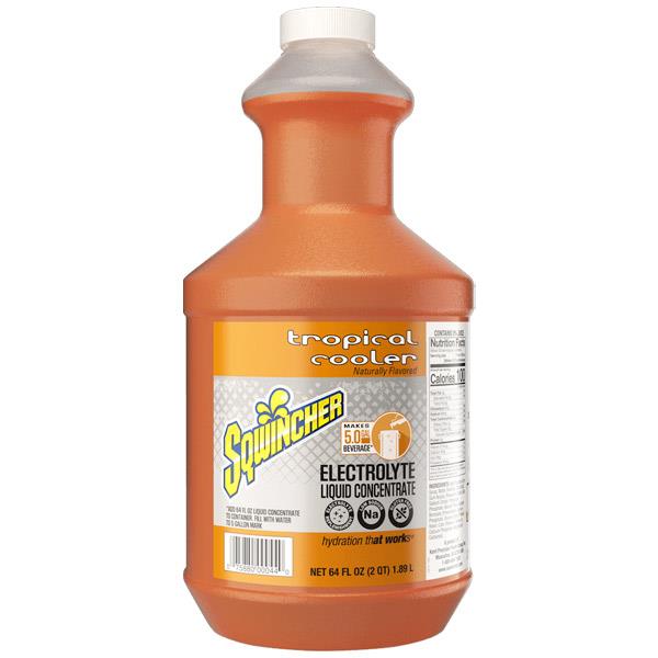 Sqwincher Regular Liquid Concentrate, 64 oz Bottles, 5 gal Yield