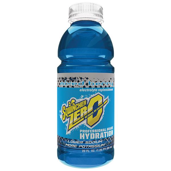 Sqwincher Zero Ready-To-Drink, 20 oz Bottles/Yield