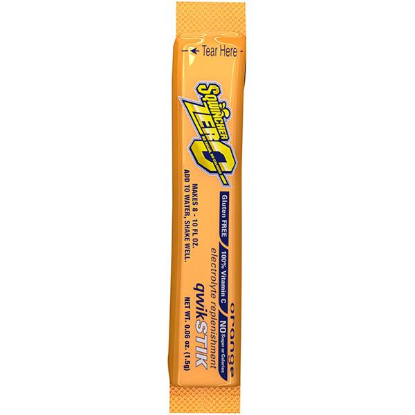 Sqwincher QwikStik Zero Single Serve, 0.06 oz Packs, 8–10 oz Yield