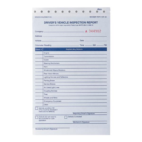 Vehicle Inspection Reports