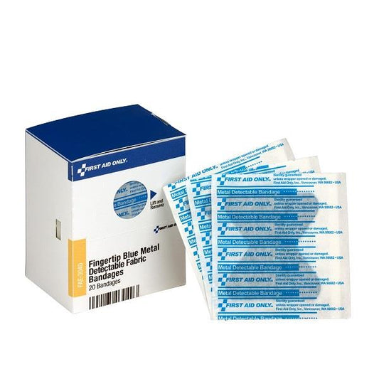 Visible Blue MD Fingertip Bandages, 20/Box