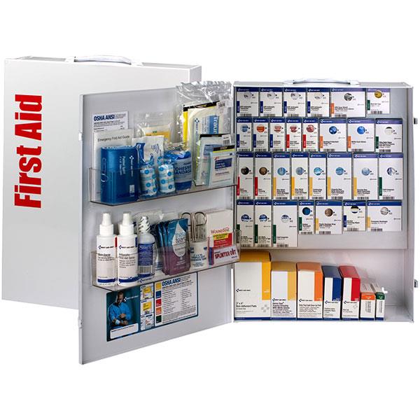 150-Person ANSI B+ XL SmartCompliance Food Service First Aid Cabinet w ...