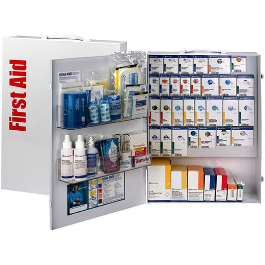 150-Person ANSI B+ XL SmartCompliance Food Service First Aid Cabinet w/o Medications