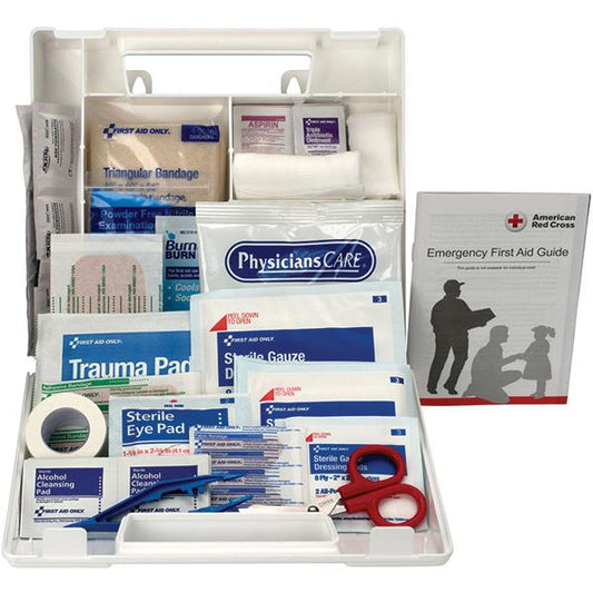 10-Person Bulk First Aid Kit with Dividers