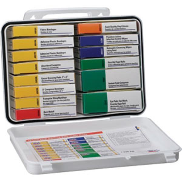 16-Unit Unitized First Aid Kits with Gaskets