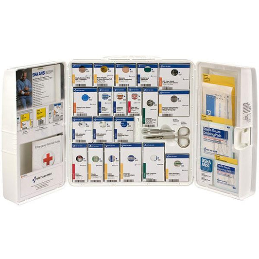50-Person ANSI A+ Large SmartCompliance First Aid Cabinet w/o Medications