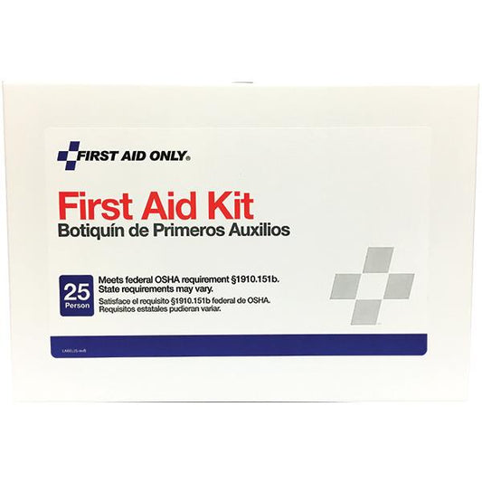 25-Person First Aid Kit with Hangers