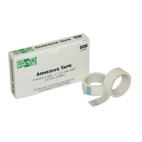 First Aid Tape (Unitized Refill), 1/2" x 2 1/2 yd, 2/Box