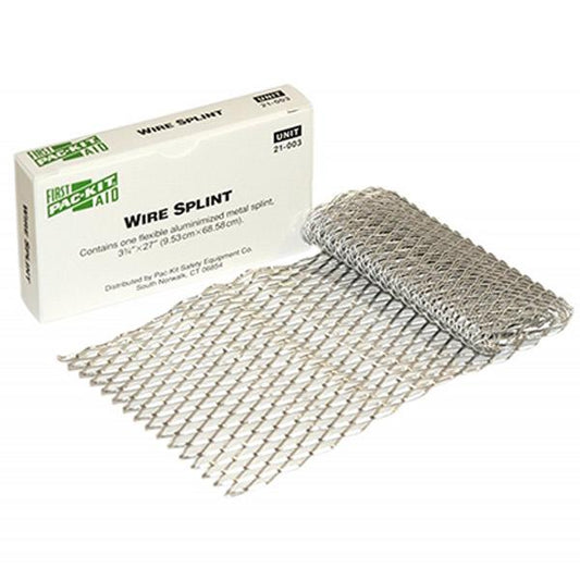 Rolled Wire Splint, 3 3/4" x 27"