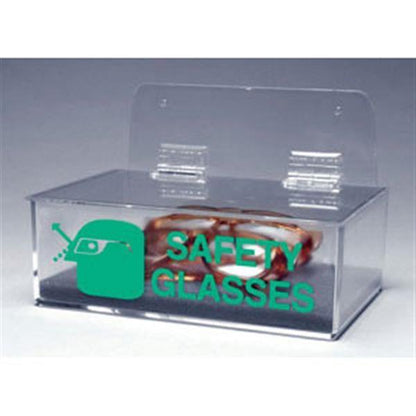 Brady Eyewear Dispenser w/ Cover & "Safety Glasses" Legend