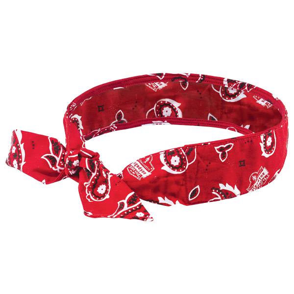 Ergodyne Chill-Its 6700 Cooling Bandanas, Tie Closure