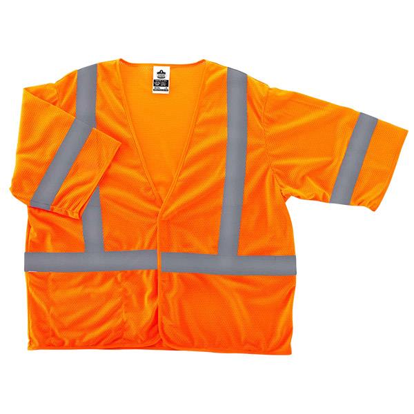 Ergodyne GloWear 8310HL Class 3 Solid Mesh Vests
