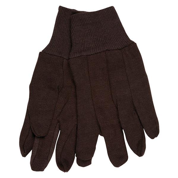 MCR Safety Cotton Jersey Gloves, Clute Pattern, Knit Wrists