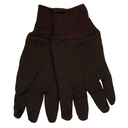MCR Safety Cotton Jersey Gloves, Clute Pattern, Knit Wrists