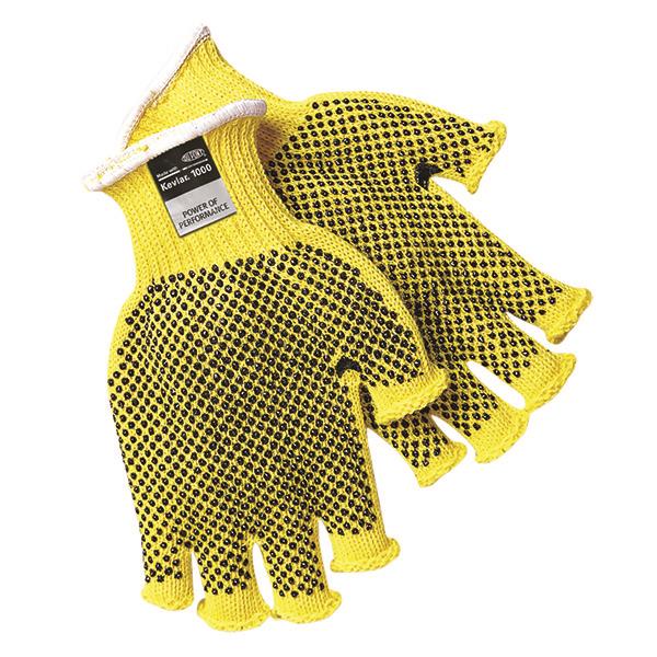 MCR Safety Kevlar Gloves, PVC Dual-Sided Dotted