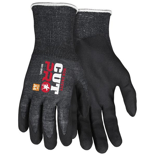 MCR Safety CutPro Nitrile Foam Palm Coated Gloves with Hypermax Shell