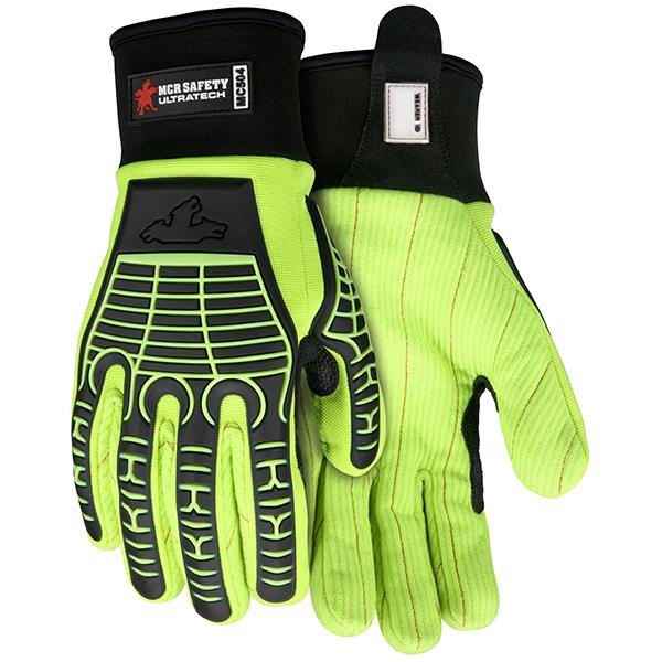 MCR Safety UltraTech Multi-Task Gloves with Corded Cotton Double Palms