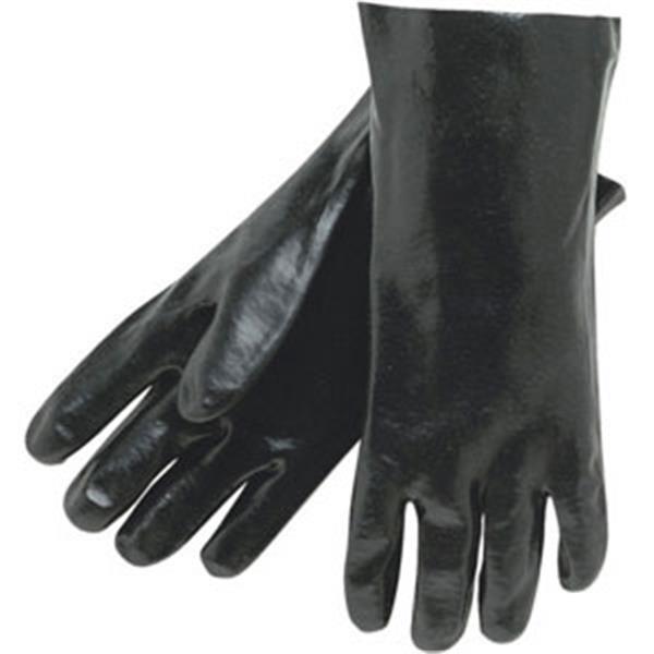 MCR Safety Industrial Grade Supported PVC Gloves, Single Dipped