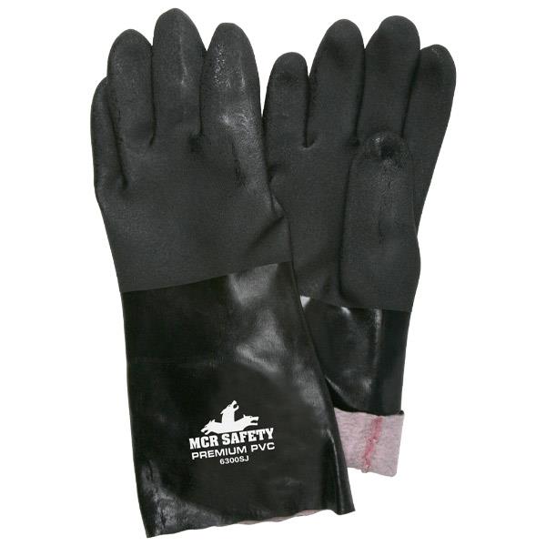 MCR Safety Premium Grade Supported PVC Gloves, Double Dipped