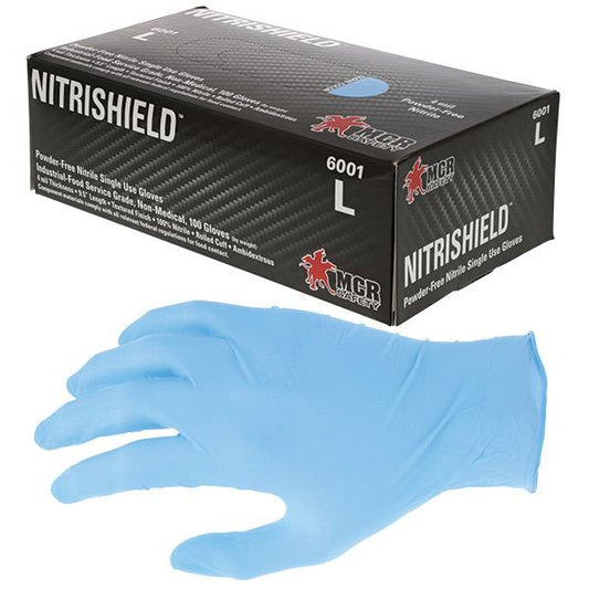 MCR Safety NitriShield Disposable Nitrile Gloves