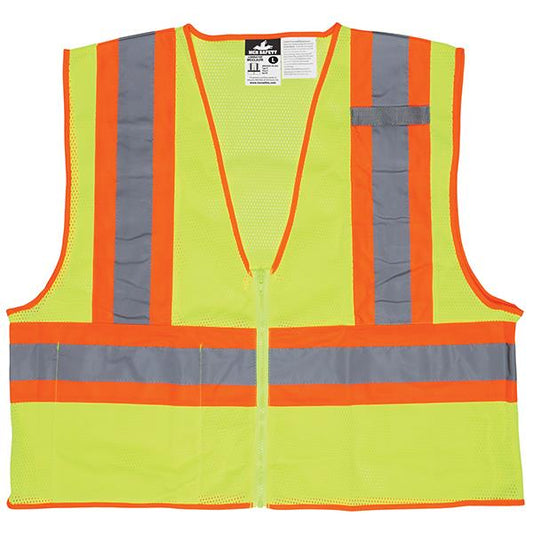 MCR Safety Luminator Class 2 Two-Tone FR Mesh Vests