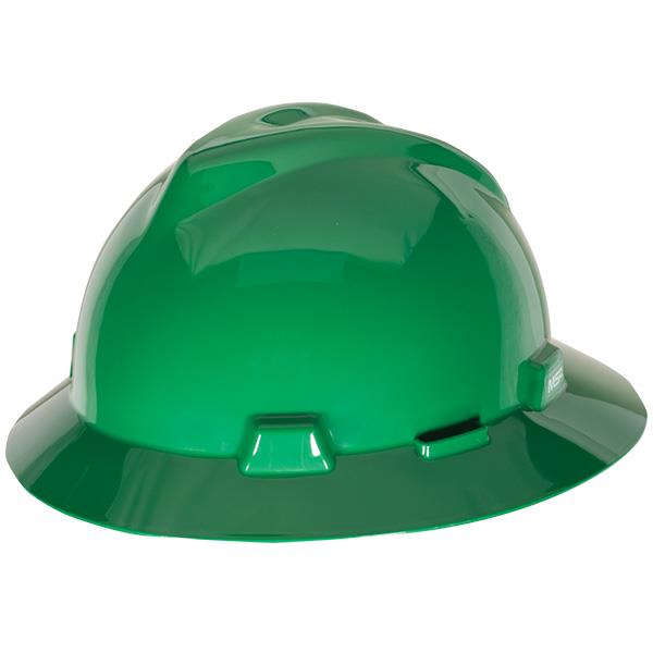 MSA V-Gard Slotted Hats with Fas-Trac Suspensions