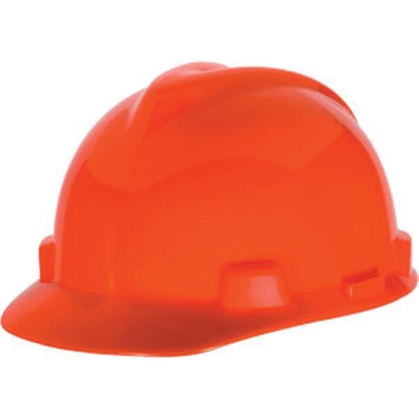 MSA V-Gard Standard Slotted Caps with Fas-Trac Suspensions