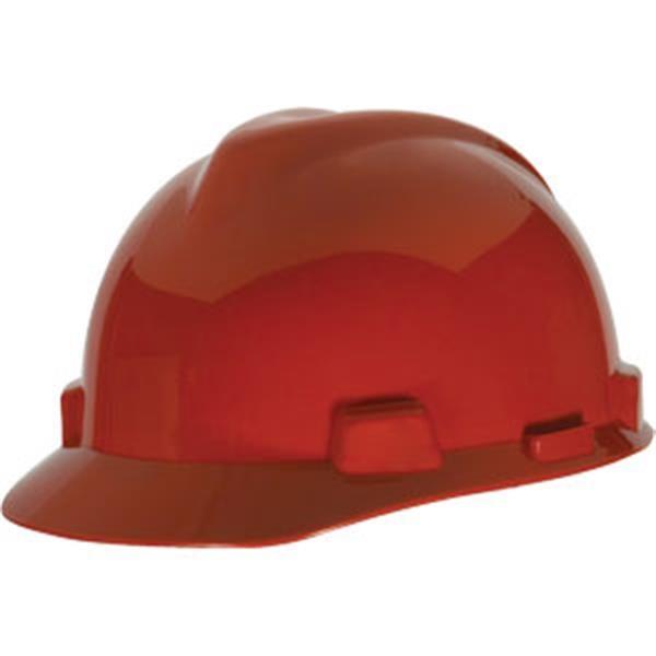 MSA V-Gard Standard Slotted Caps with Fas-Trac Suspensions