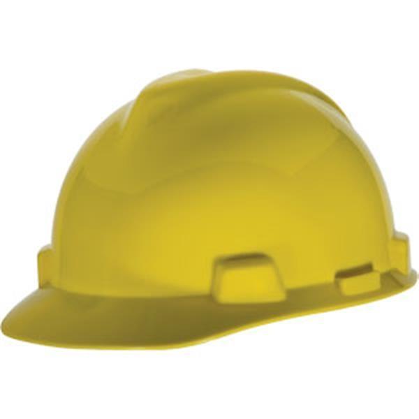 MSA V-Gard Standard Slotted Caps with Fas-Trac Suspensions