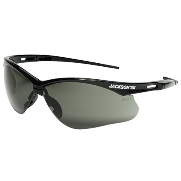 SureWerx Jackson SG Safety Glasses, Camo Frame with Smoke Anti-Fog Lens