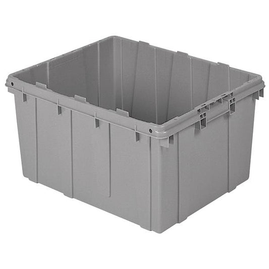 Buckhorn Detached Lid Container, 24"L x 20"W x 12"H, Light Gray