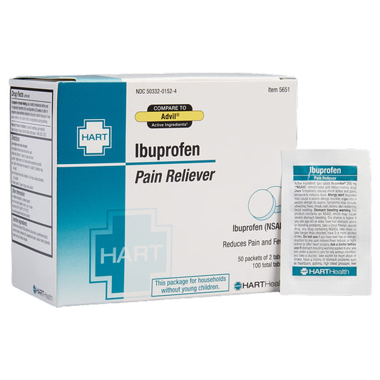 HART Health® Ibuprofen Pain Reliever, 100/Box