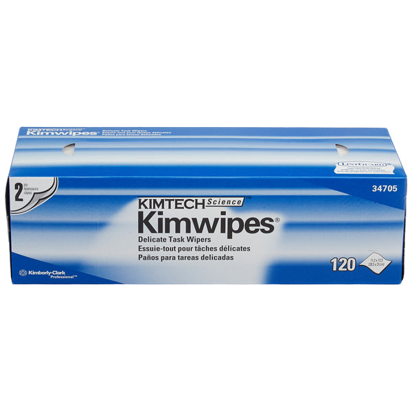 Kimtech Science* Kimwipes* Wipers, 2-Ply, 11 3/4" x 11 3/4", White, 15 Boxes/120 Each