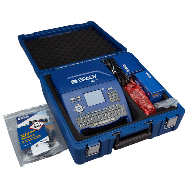Brady® M710 Portabale Label Printter w/ Hard Case, 1/Each