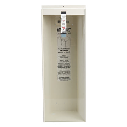 Kidde Fire Extinguisher Surface Mounted Steel Cabinet, 10 lb, 6"L x 23"H x 7 1/2"D