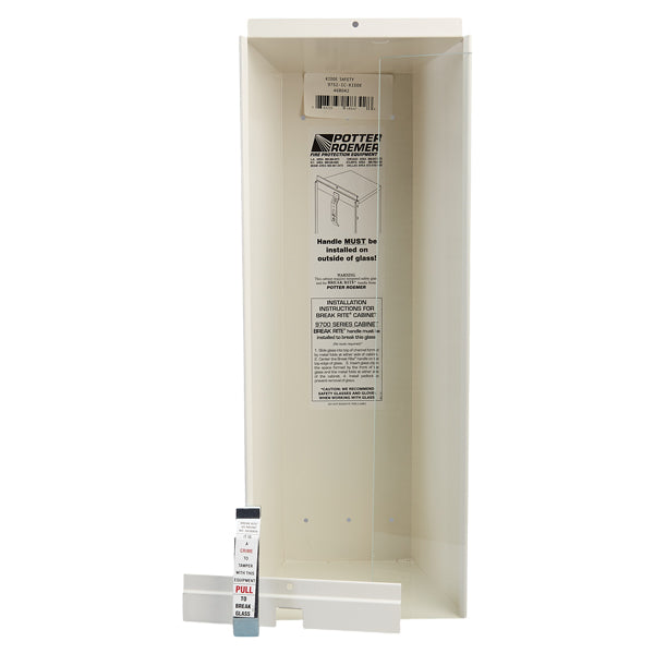 Kidde Fire Extinguisher Surface Mounted Steel Cabinet, 10 lb, 6"L x 23"H x 7 1/2"D