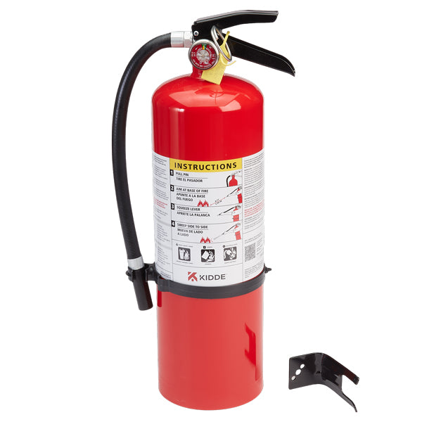 Kidde Pro Line 10 lb ABC Fire Extinguisher with Wall Hook 21032149K