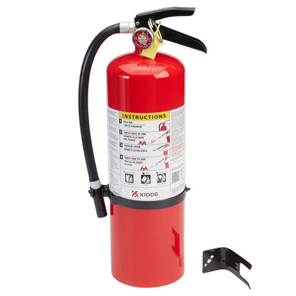 Kidde Pro Line 10 lb ABC Fire Extinguisher with Wall Hook 21032149K