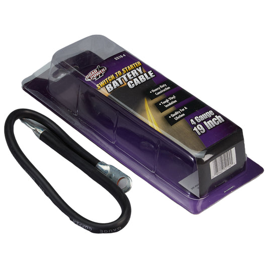Southwire® Switch To Starter Battery Cable, 19", Black, 1/Each