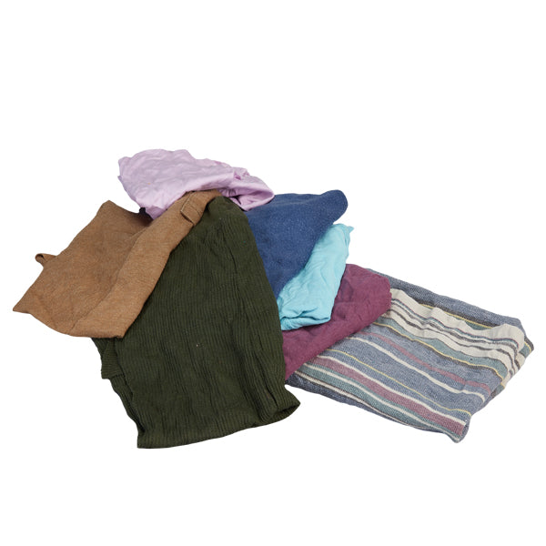 FyterTech Spilfyter™ Reclaimed Bulk Rags, T-Shirt, Mixed, 5 lb