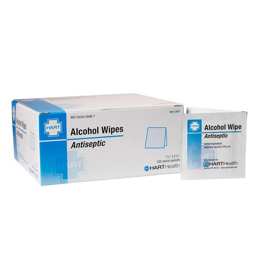 HART Health® Alcohol Wipes, 200/Box
