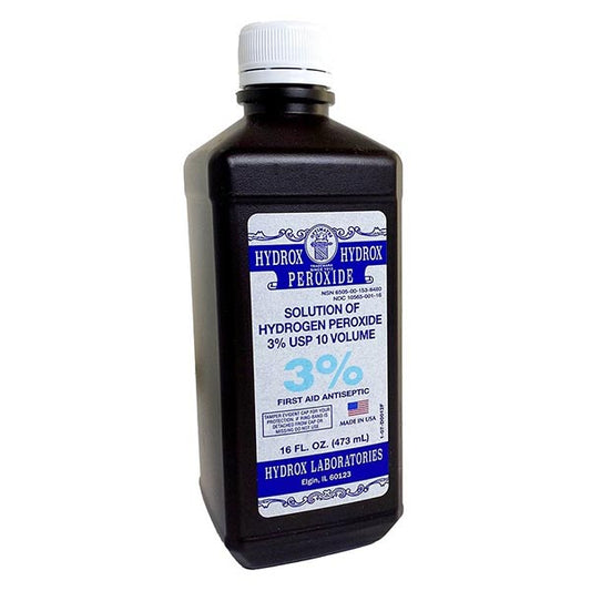 3% Hydrogen Peroxide Solution, 16 oz, 1/Each