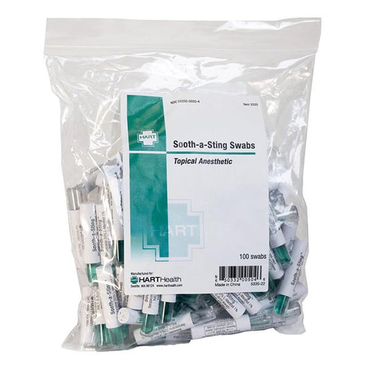 HART Health® Sooth a Sting Swabs, 100/Bag