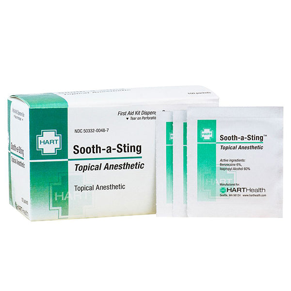 HART Health® Sooth a Sting Wipes, 100/Box