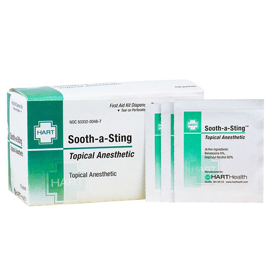 HART Health® Sooth a Sting Wipes, 100/Box