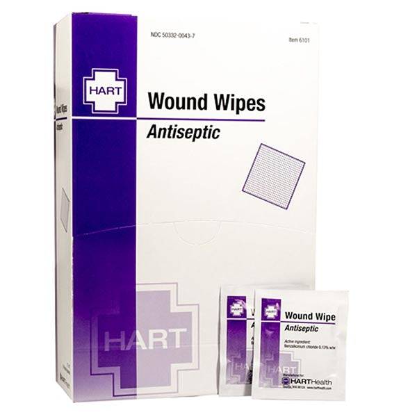 HART Health® Wound Wipes, 100/Box