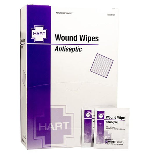 HART Health® Wound Wipes, 100/Box
