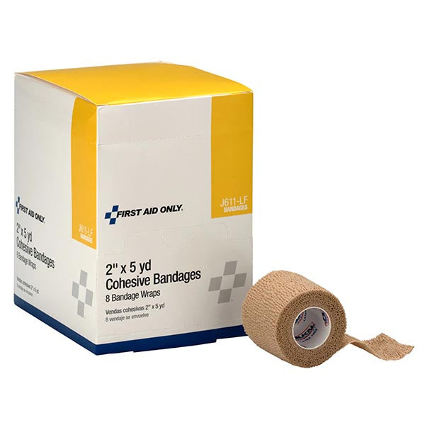 Self-Adhering Wrap, 2" x 5 yd, 8/Box