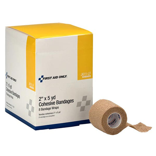 Self-Adhering Wrap, 2" x 5 yd, 8/Box