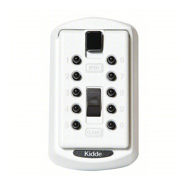 Kidde KeySafe™ Original Push-Button Key Box (Slimline), White, 1/Each (Reshipper)
